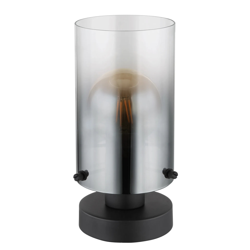 Globo - Tischleuchte 1xE27/40W/230V d 12,5 cm schwarz