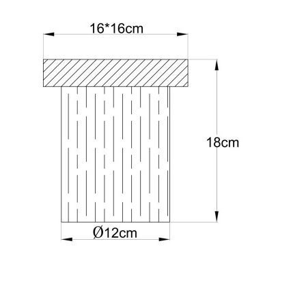 Globo - Deckenleuchte 1xE27/40W/230V