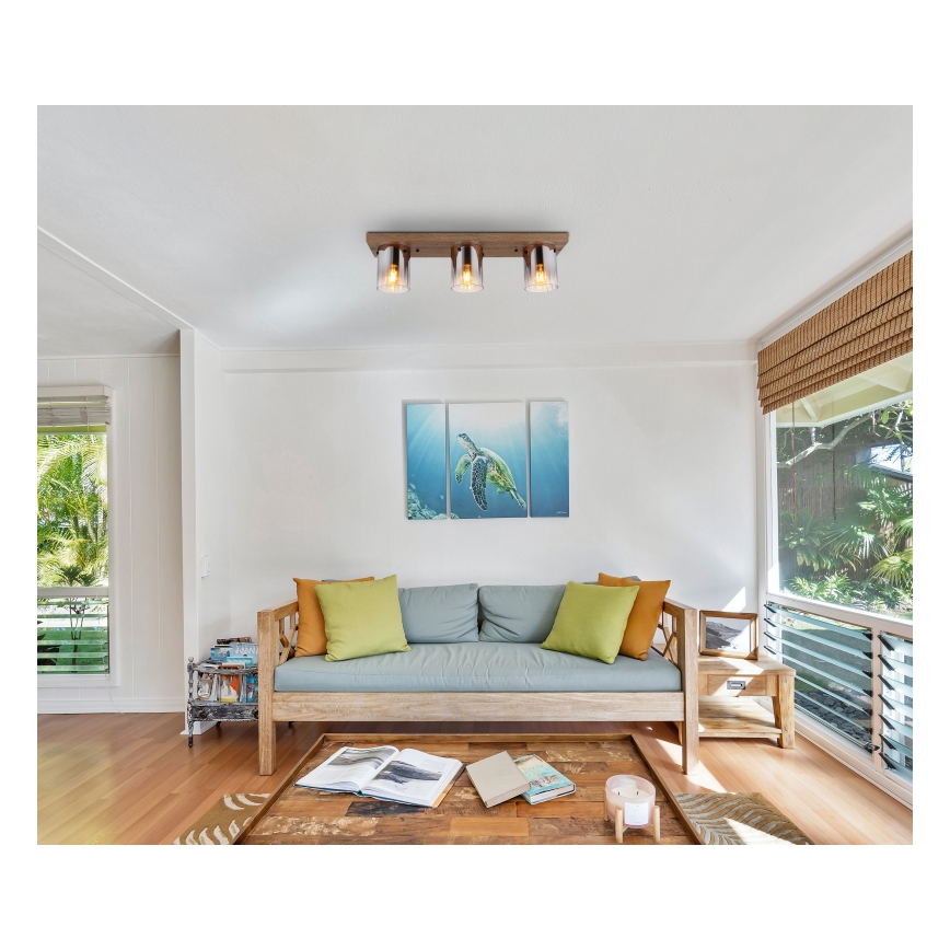 Globo - Deckenleuchte 3xE27/40W/230V 16x71 cm