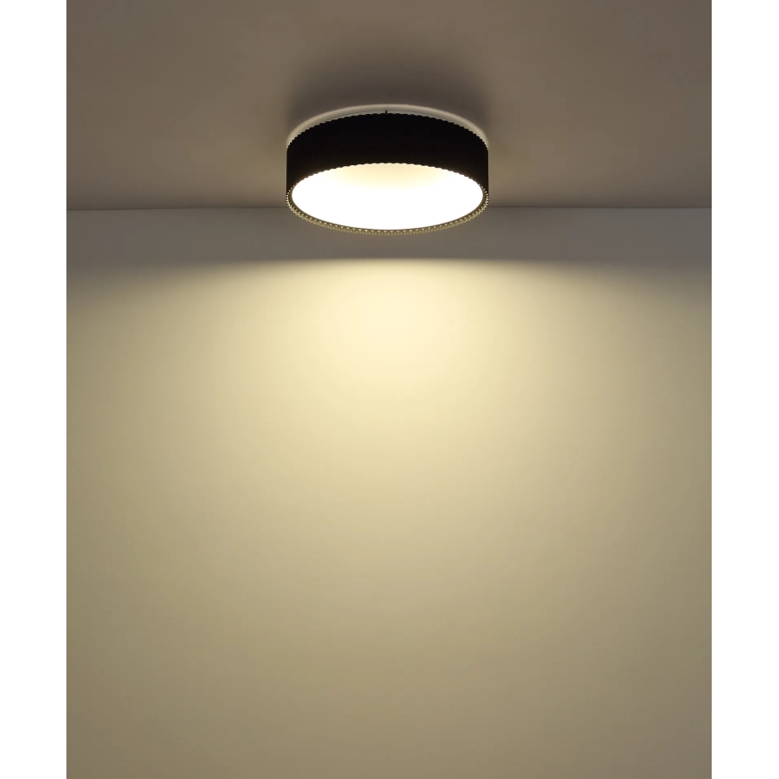 Globo - LED-Deckenleuchte LED/45W/230V 2700/4000/6000K Ø 46 cm schwarz