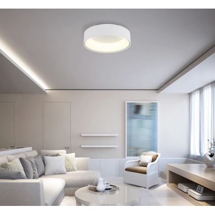Globo - LED-Deckenleuchte LED/45W/230V 2700/4000/6000K Ø 46 cm weiß