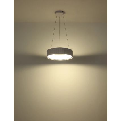 Globo - LED-Pendelleuchte an Kabel LED/45W/230V 2700/4000/6000K Ø 46 cm weiß