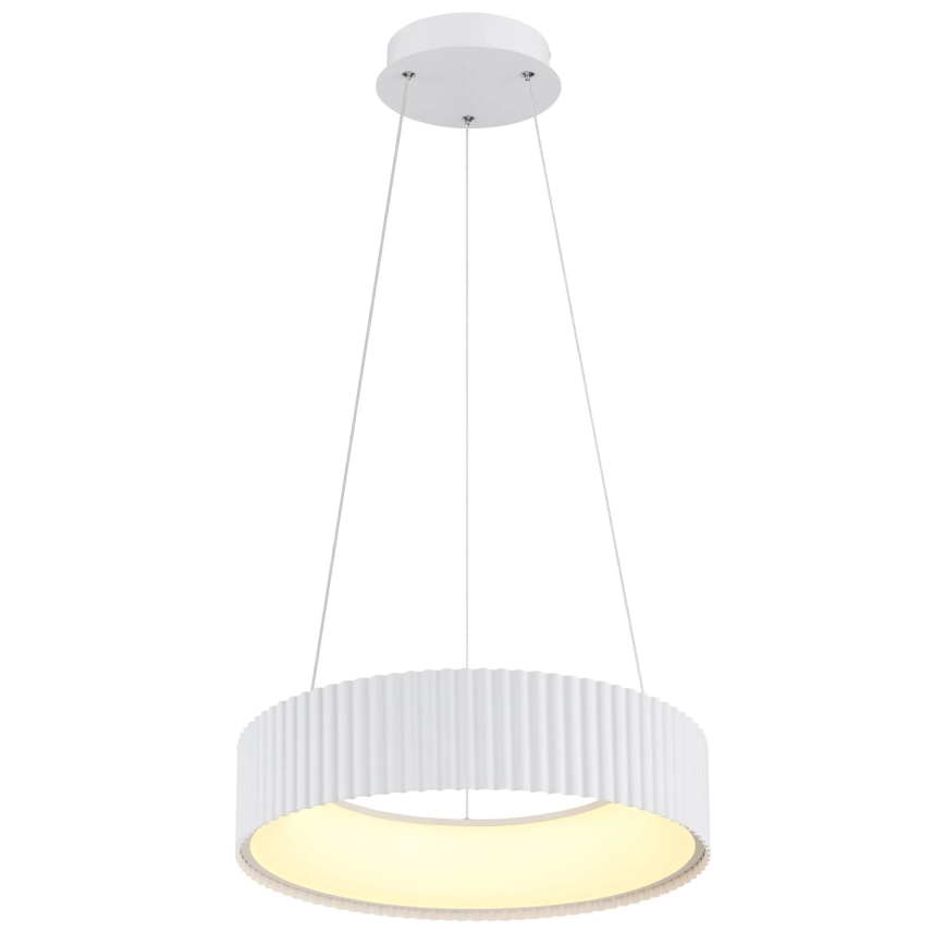 Globo - LED-Pendelleuchte an Kabel LED/45W/230V 2700/4000/6000K Ø 46 cm weiß