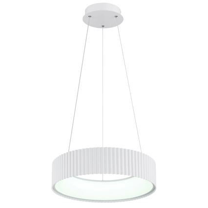 Globo - LED-Pendelleuchte an Kabel LED/45W/230V 2700/4000/6000K Ø 46 cm weiß