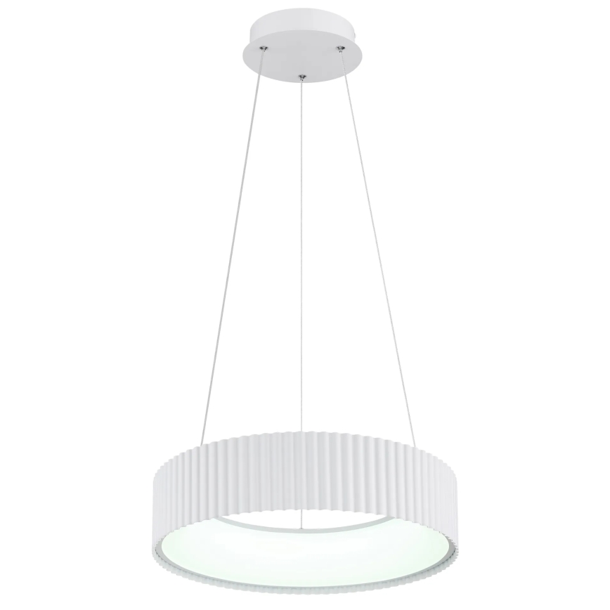 Globo - LED-Pendelleuchte an Kabel LED/45W/230V 2700/4000/6000K Ø 46 cm weiß