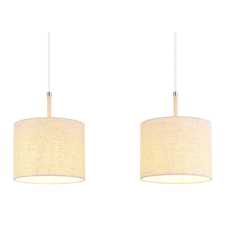 Globo - Hängeleuchte mit Kabel, 3xE27/40W/230V