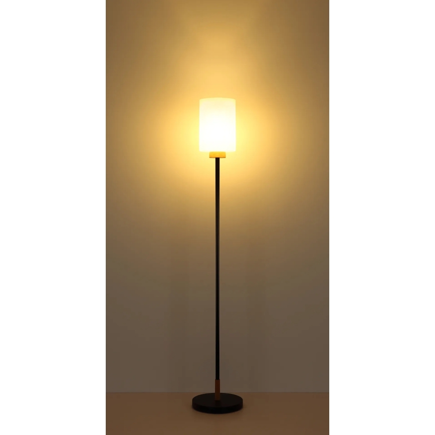 Globo - Stehleuchte 1xE27/60W/230V schwarz/weiß