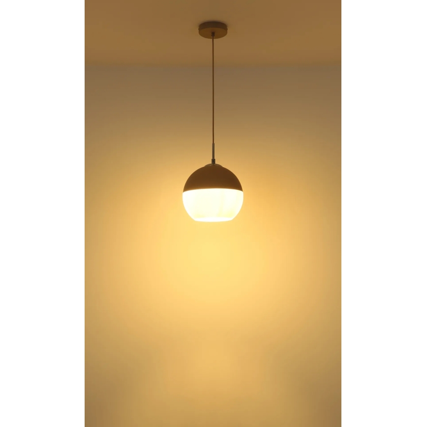 Globo - Pendelleuchte mit Kabel 1xE27/60W/230V, Durchmesser 25 cm