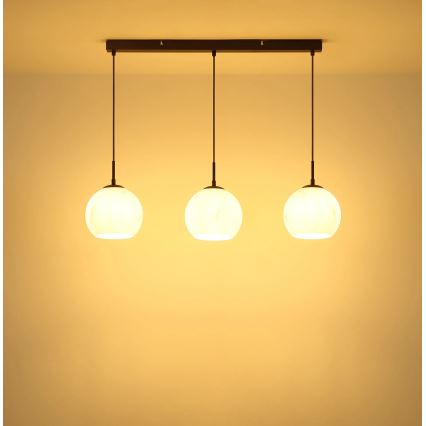 Globo - Pendelleuchte an Kabel 3xE27/60W/230V