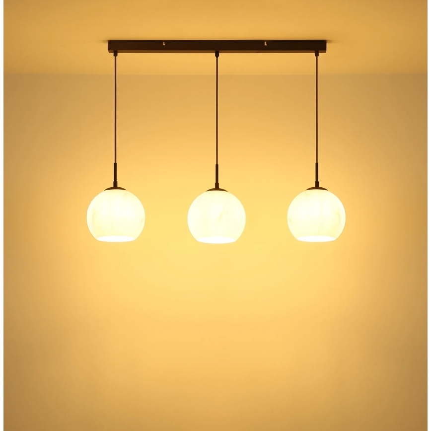 Globo - Pendelleuchte an Kabel 3xE27/60W/230V