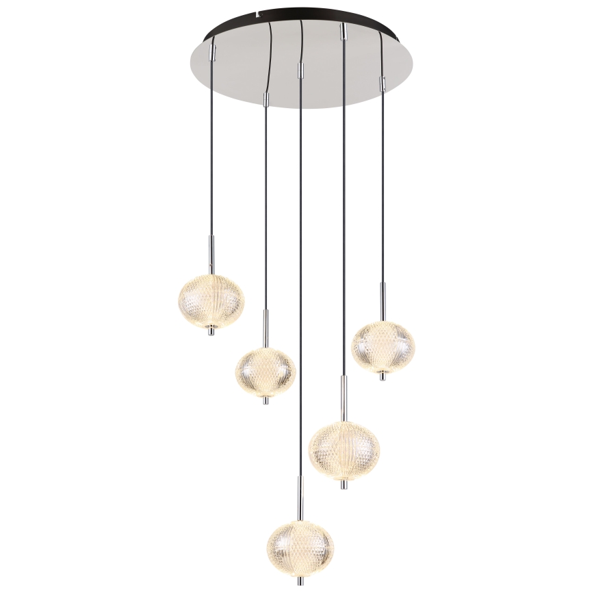 Globo - LED-Hängeleuchte 5xLED/6,6W/230V 3000/4500/6500K