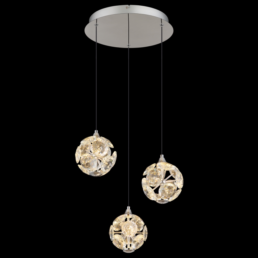 Globo - LED-Pendelleuchte an Kabel LED/24W/230V