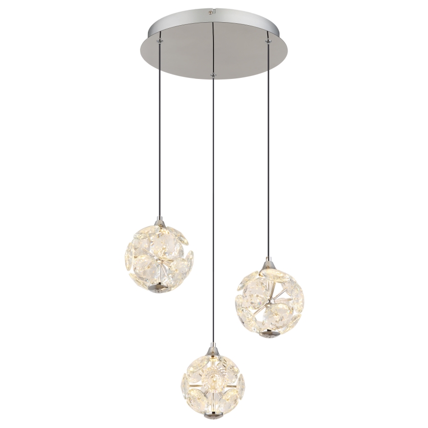 Globo - LED-Pendelleuchte an Kabel LED/24W/230V
