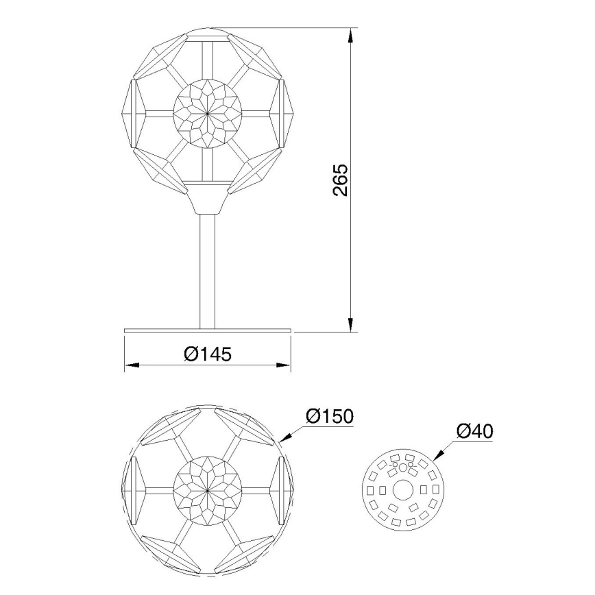 Globo - LED Tischlampe LED/8W/230V