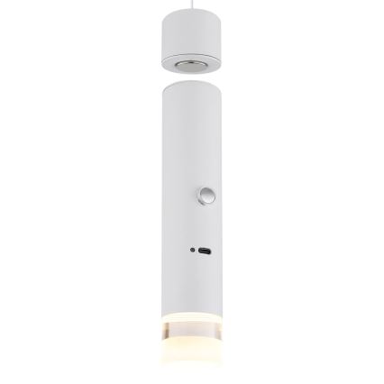 Globo - Dimmbare, berührungssteuerbare, wiederaufladbare LED-Leuchte 2-in-1 LED/2W/230/5V weiß