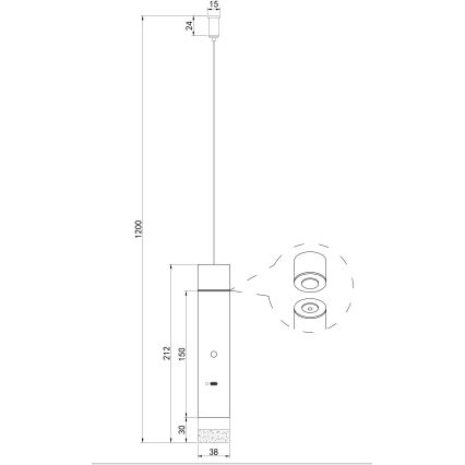 Globo - Dimmbare, berührungssteuerbare, wiederaufladbare LED-Leuchte 2-in-1 LED/2W/230/5V weiß