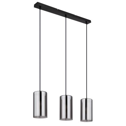 Globo - Hängeleuchte 3xE14/25W/230V schwarz