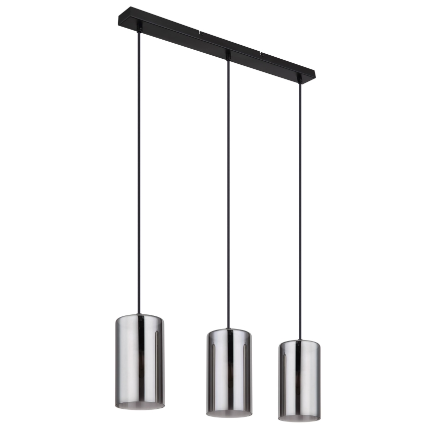 Globo - Hängeleuchte 3xE14/25W/230V schwarz