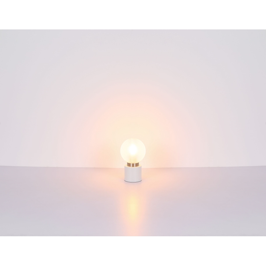 Globo - Tischlampe 1xE14/25W/230V weiß
