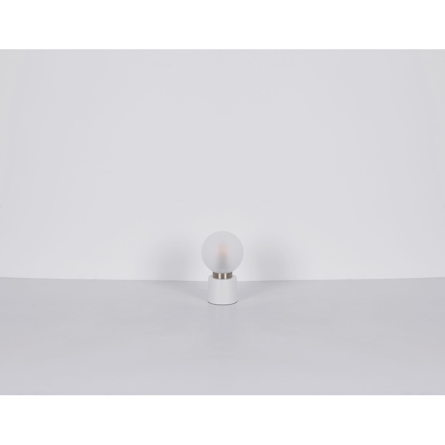 Globo - Tischlampe 1xE14/25W/230V weiß