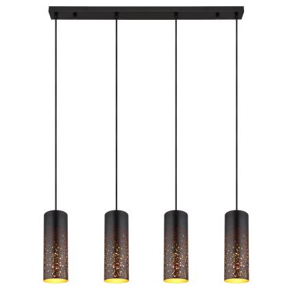 Globo - Hängeleuchte an Schnur 4xE27/40W/230V