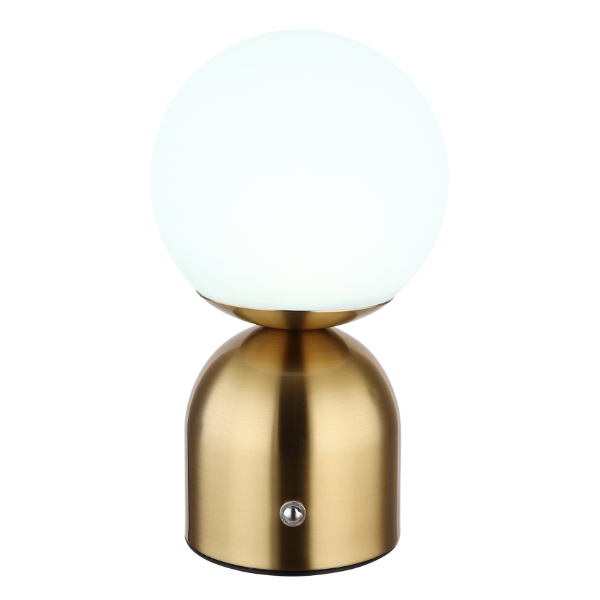 Globo - LED dimmbare Touch-Tischlampe LED/2,5W/3,7V 2700K/4000K/6500K 1800 mAh USB Messing