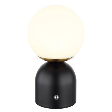 Globo - Dimmbare LED-Tischleuchte mit Touch-Funktion LED/2,5W/3,7V 2700/4000/65000K 1800 mAh USB schwarz