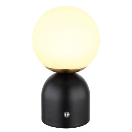 Globo - Dimmbare LED-Tischleuchte mit Touch-Funktion LED/2,5W/3,7V 2700/4000/65000K 1800 mAh USB schwarz