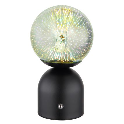 Globo - Dimmbare LED-Tischleuchte mit Touch-Funktion LED/2,5W/3,7V 2700K/4000K/6500K 1800 mAh USB schwarz