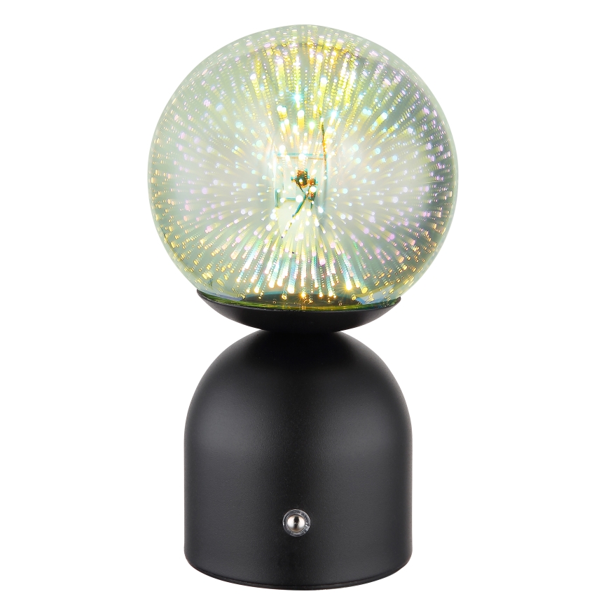 Globo - Dimmbare LED-Tischleuchte mit Touch-Funktion LED/2,5W/3,7V 2700K/4000K/6500K 1800 mAh USB schwarz