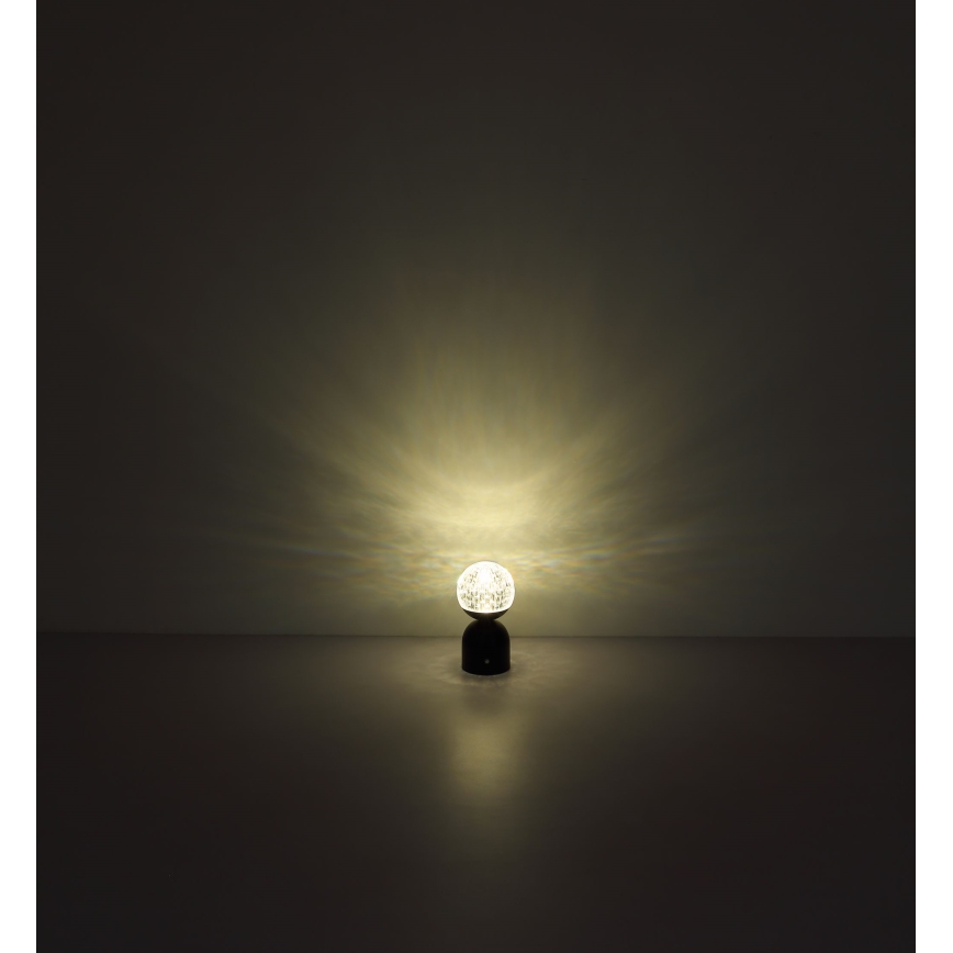 Globo - Dimmbare LED-Tischleuchte mit Touch-Funktion LED/2W/5V 2700/4000/6500K 1800 mAh schwarz