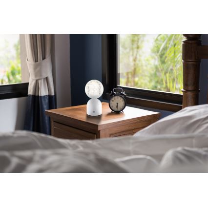 Globo - Dimmbare LED-Tischleuchte mit Touch-Funktion LED/2W/5V 2700/4000/65000K 1800 mAh weiß