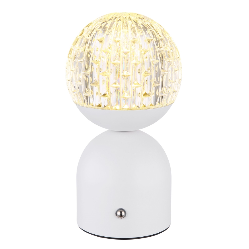 Globo - Dimmbare LED-Tischleuchte mit Touch-Funktion LED/2W/5V 2700/4000/65000K 1800 mAh weiß