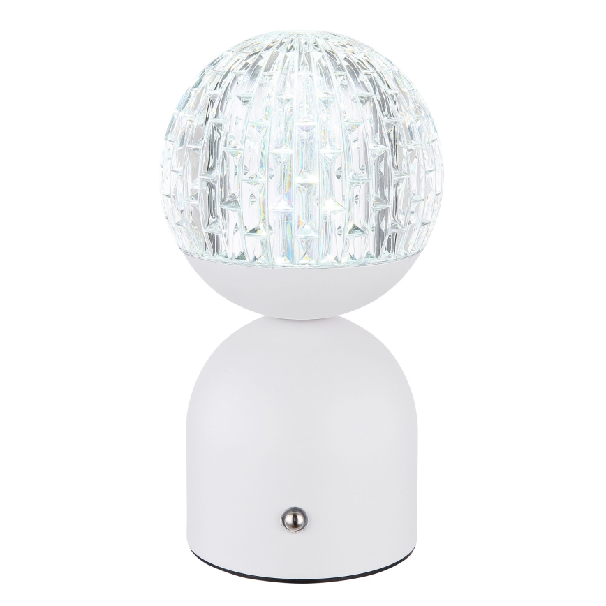 Globo - Dimmbare LED-Tischleuchte mit Touch-Funktion LED/2W/5V 2700/4000/65000K 1800 mAh weiß