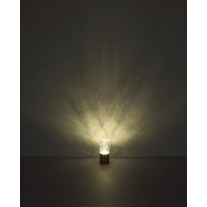 Globo - LED dimmbare Touch-Tischlampe LED/2,5W/3,7V 2700K/4000K/6500K 1800 mAh USB schwarz