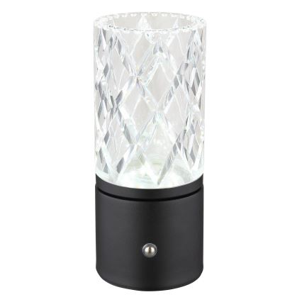 Globo - LED dimmbare Touch-Tischlampe LED/2,5W/3,7V 2700K/4000K/6500K 1800 mAh USB schwarz