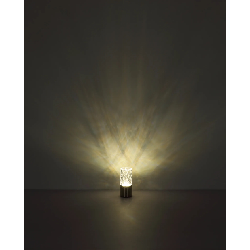 Globo - Dimmbare LED-Tischleuchte mit Touch-Funktion LED/2,5W/3,7V 2700K/4000K/6500K 1800 mAh USB schwarz