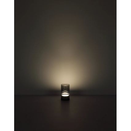 Globo - Dimm- und aufladbare LED-Touch-Tischleuchte für den Außenbereich LED/2W/3,7V 2700/4000/6500K 1200mAh IP44 grau