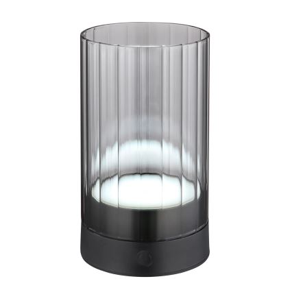Globo - Dimm- und aufladbare LED-Touch-Tischleuchte für den Außenbereich LED/2W/3,7V 2700/4000/6500K 1200mAh IP44 grau