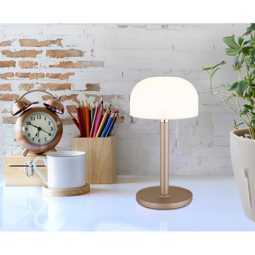 Globo - LED Akku-Tischlampe LED/1,5W/3,7V 3000/4200/6000K 1800mAh braun