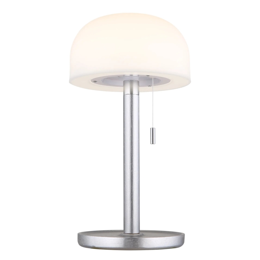 Globo - Aufladbare LED-Tischleuchte LED/1,5W/3,7V 3000/4200/6000K 1800mAh silbern