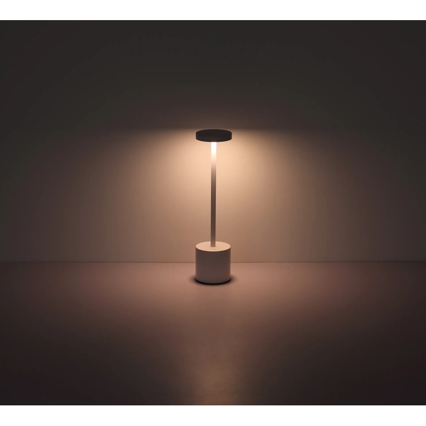Globo - LED dimmbare Touch-Tischlampe LED/1,2W/3,7V 2000K/3500K/7000K 1200 mAh USB weiß
