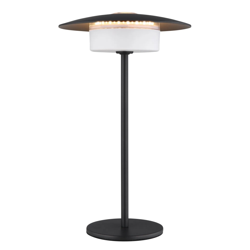Globo - Aufladbare LED-Touch-Tischleuchte für den Außenbereich LED/3W/3,7V 1800/2700/3000K IP44 1800 mAh schwarz