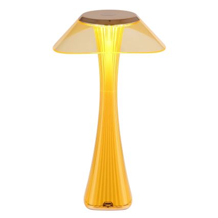 Globo - Dimm- und aufladbare LED-Tischleuchte LED/2,5W/3,7V 1200mAh 2700K/4500K/6500K golden