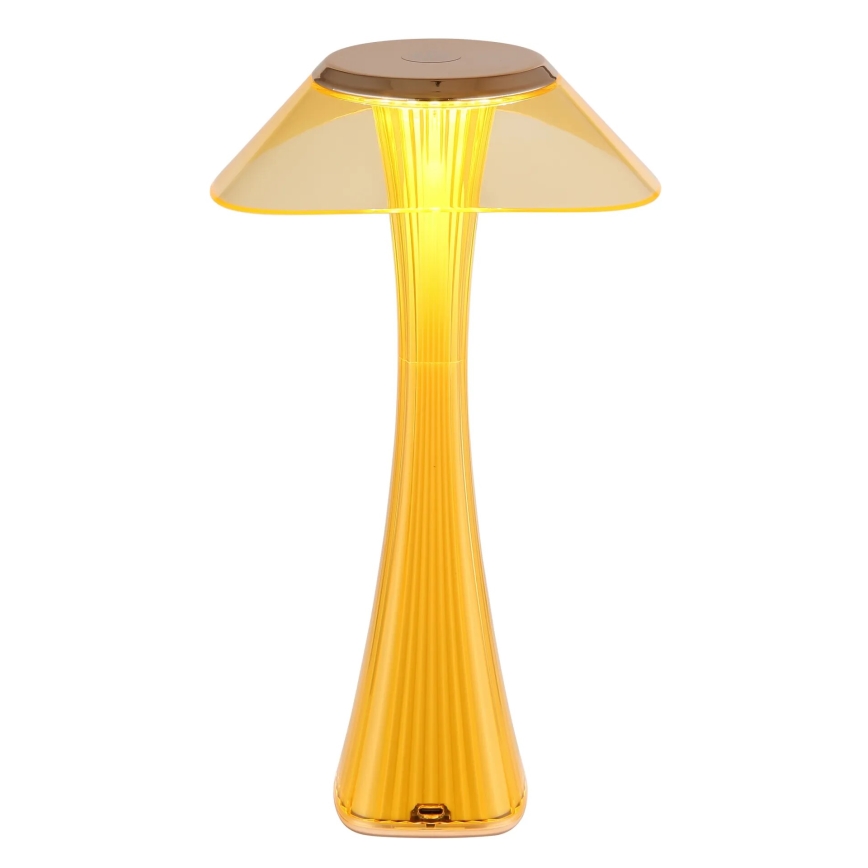 Globo - Dimm- und aufladbare LED-Tischleuchte LED/2,5W/3,7V 1200mAh 2700K/4500K/6500K golden