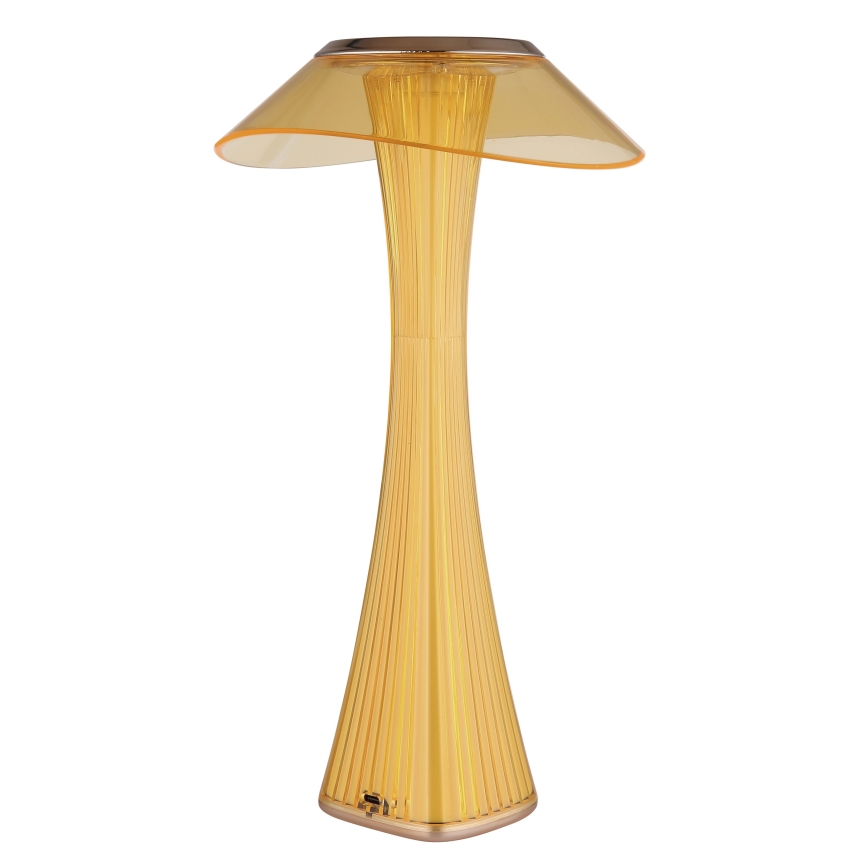 Globo - dimmbare, wiederaufladbare LED-Tischlampe LED/2,5W/3,7V 1200 mAh 2700/4500/6500K goldfarben