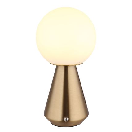 Globo - Dimmbare LED-Outdoor-Tischleuchte mit Touch-Funktion LED/1,5W/5V 3000/4500/6500K 1800 mAh IP41 kupfern