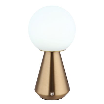 Globo - Dimmbare LED-Outdoor-Tischleuchte mit Touch-Funktion LED/1,5W/5V 3000/4500/6500K 1800 mAh IP41 kupfern