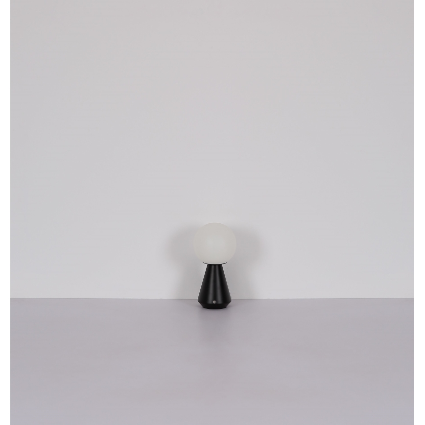 Globo - Dimmbare LED-Outdoor-Tischleuchte mit Touch-Funktion LED/1,5W/5V 3000/4500/6500K 1800 mAh IP41 schwarz