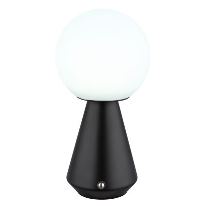 Globo - Dimmbare LED-Outdoor-Tischleuchte mit Touch-Funktion LED/1,5W/5V 3000/4500/6500K 1800 mAh IP41 schwarz